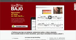 Desktop Screenshot of how2play-bajo.com